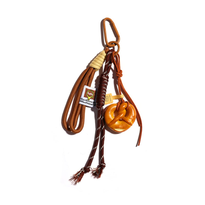 Pretzel Keychain Bag Charm