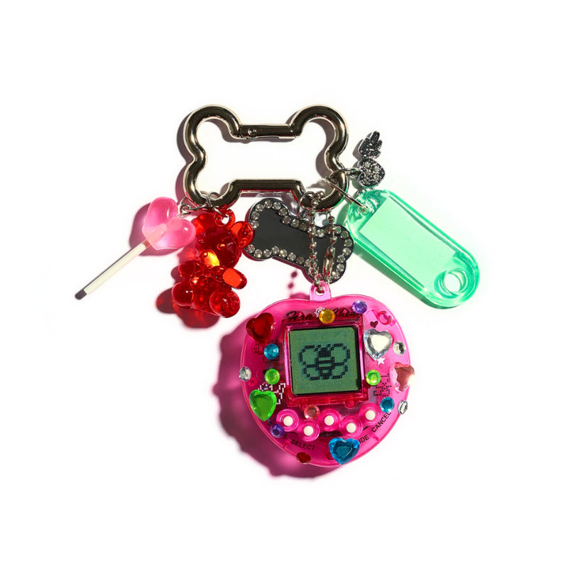 Gaming Nostalgia in Blueberry DIY Keychain Bag Charm