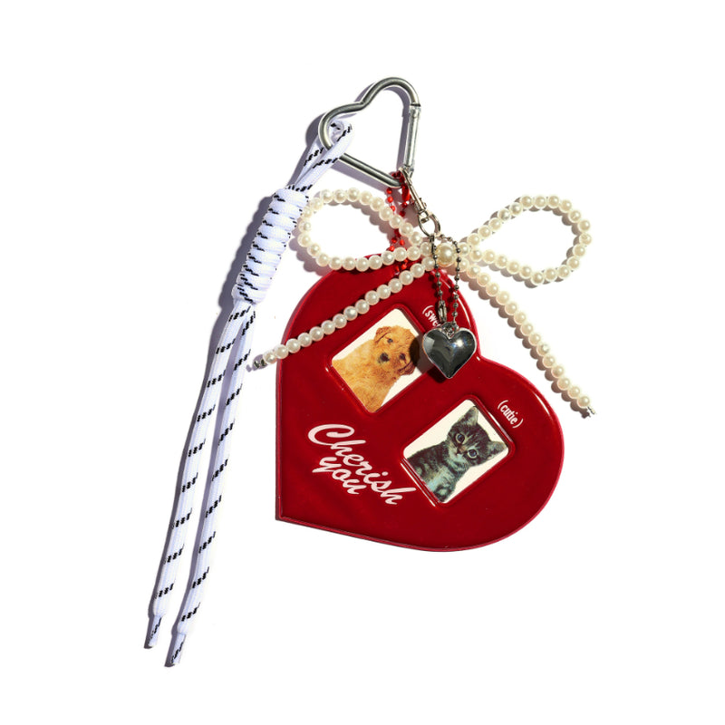 Cherish you Keychain Bag Charm