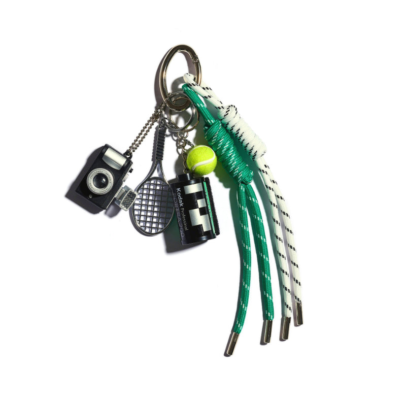 Tennis Tangle Keychain Bag Charm