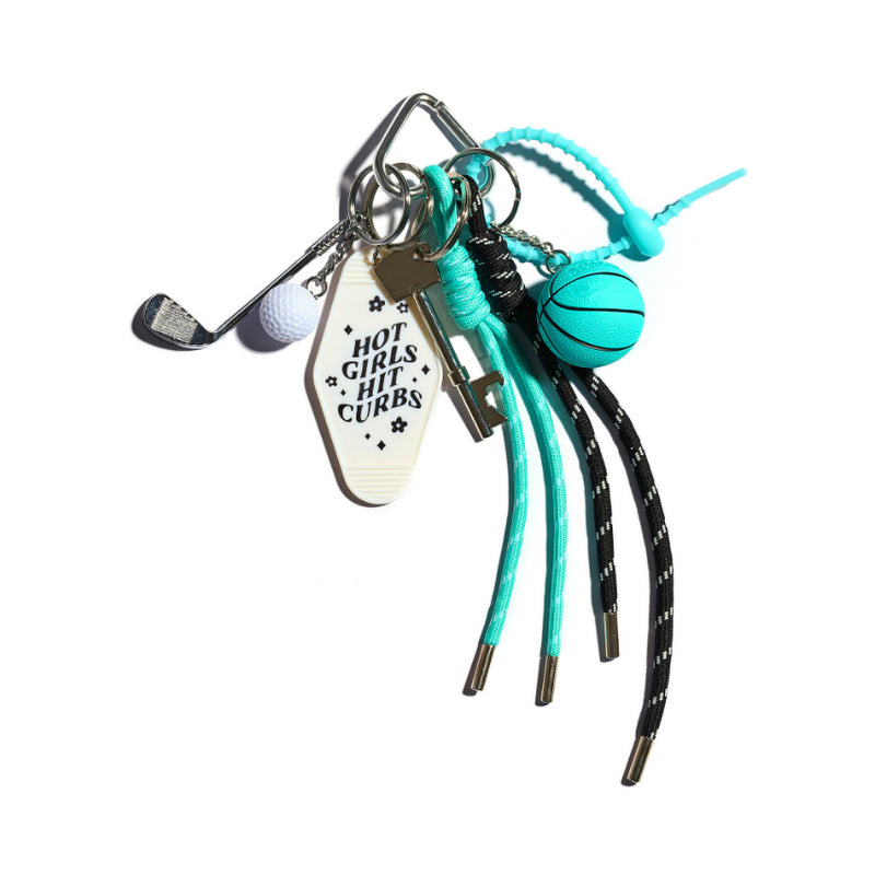 Sporty Time Keychain Bag Charm