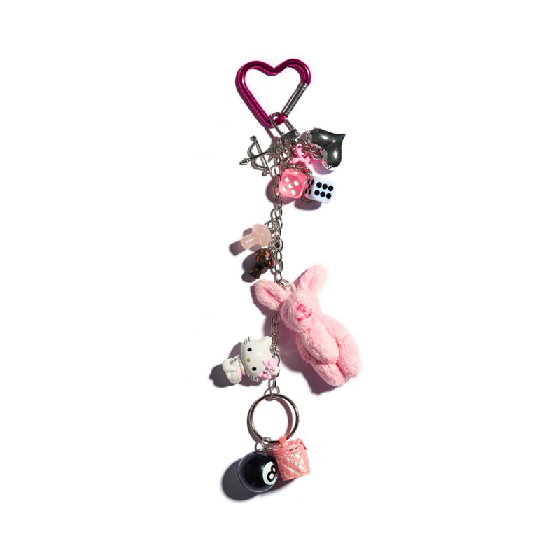 Pink Day Dream  Keychain Bag Charm