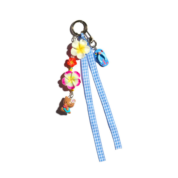 Hawaiian Dance Keychain Bag Charm