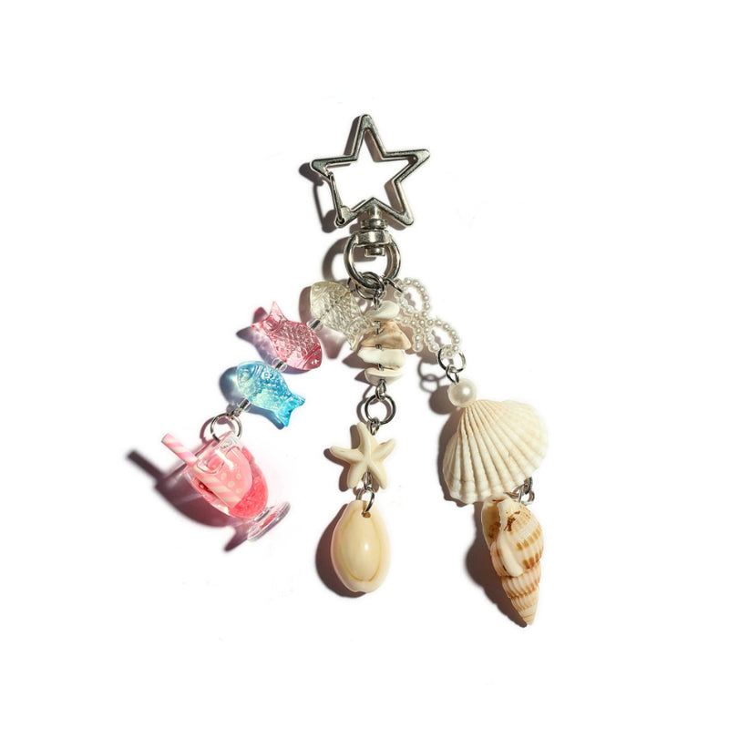 Summer Getaway Keychain Bag Charm