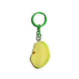 Green Apple Slice Keychain Bag Charm