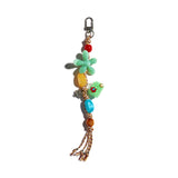 Spring Garden Keychain Bag Charm
