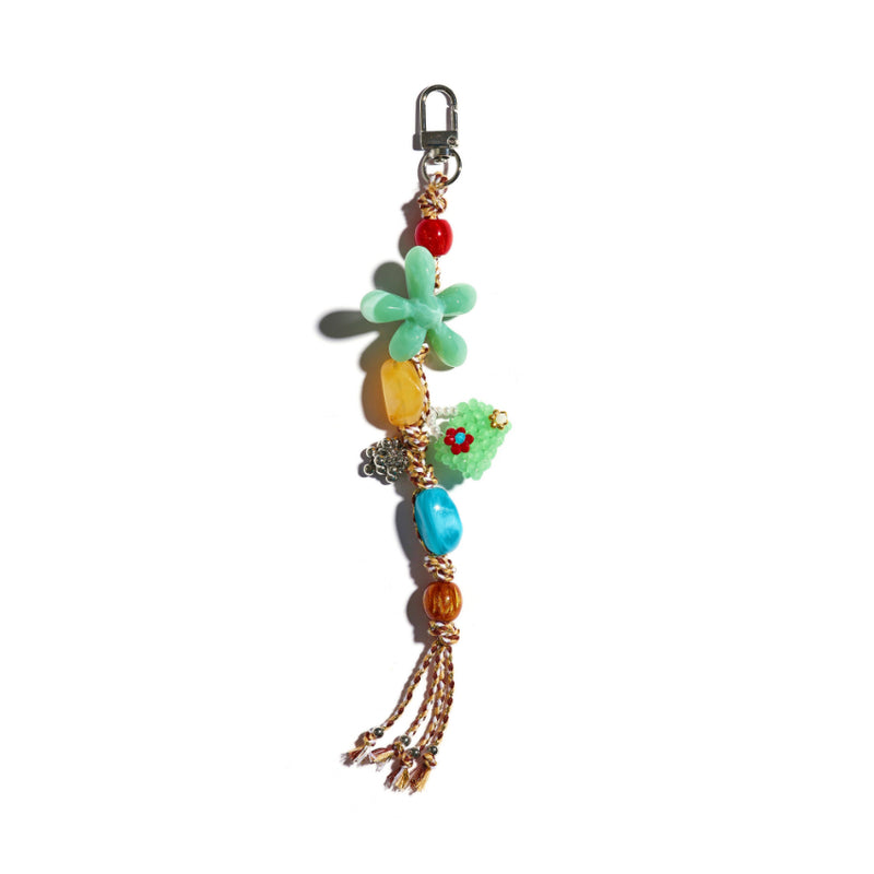 Spring Garden Keychain Bag Charm