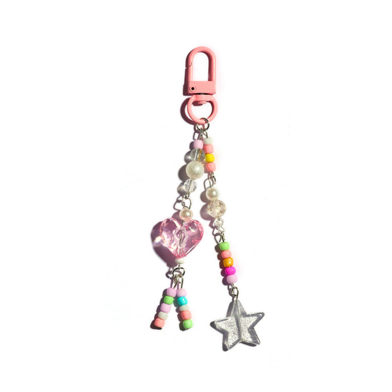 Starlit Heartbeat Keychain Bag Charm