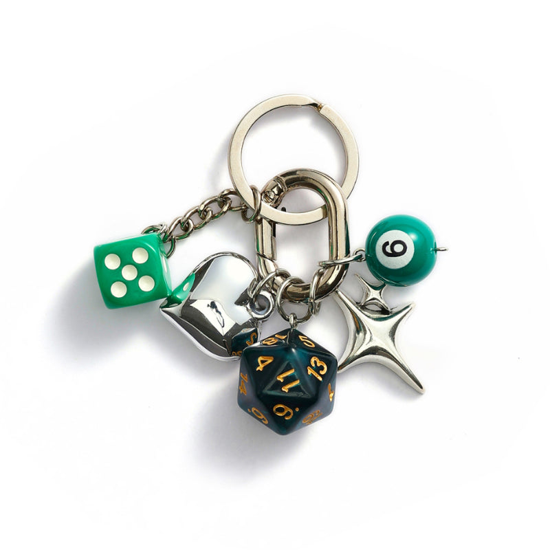 Fantastic Roll in Mint Keychain Bag Charm