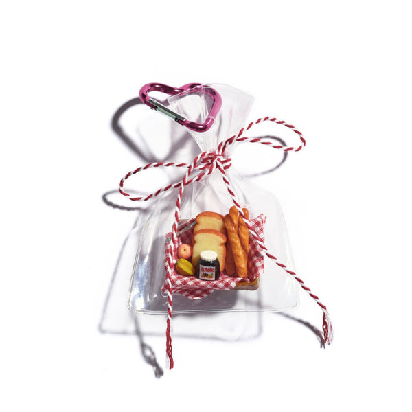 Sunday Picnic Keychain Bag Charm