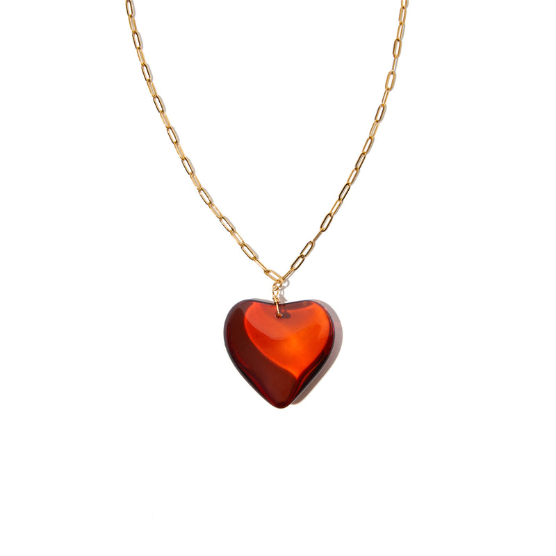 Heart Necklace in Sunny Day