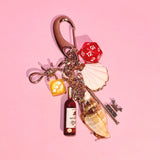 Beach Picnic Keychain Bag Charm