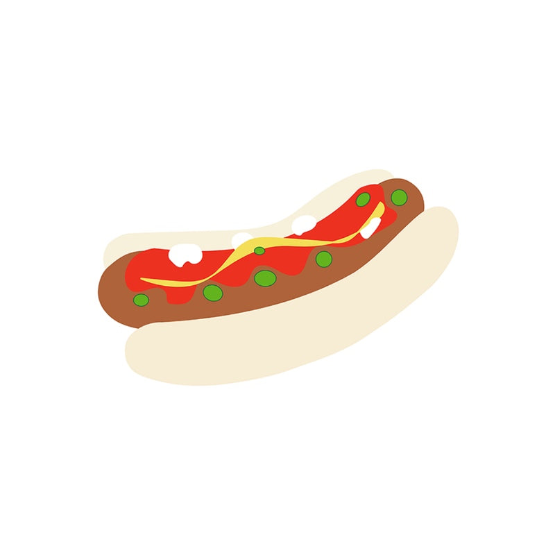 Hot Dog Innovative Quick Dry Bath Mat in Lollipop