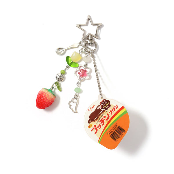 Mango Chocolate Jelly Bag Charm Keychain