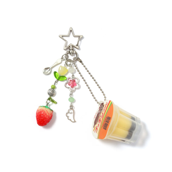 Mango Chocolate Jelly Bag Charm Keychain