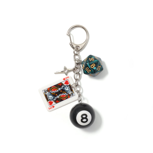 Lucky Toss Bag Charm Keychain in Green