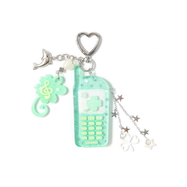 Starry Retro Ringer Bag Charm Keychain