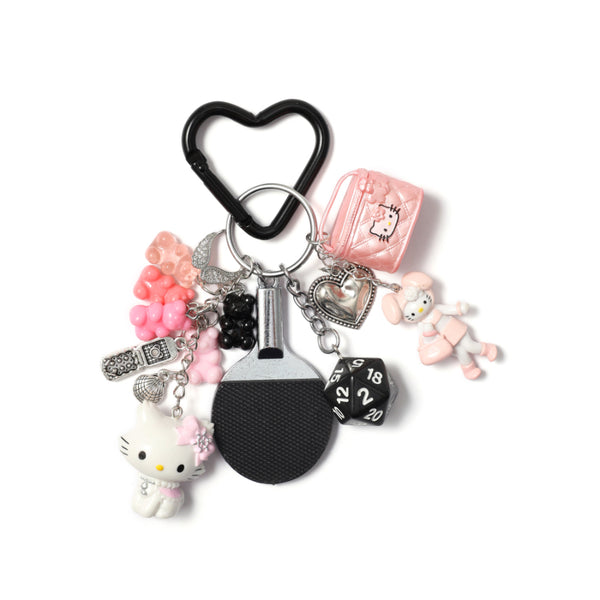 Kitty Play Date Bag Charm Keychain