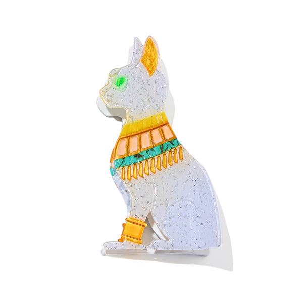 Egyptian Cat Hair Claw in White
