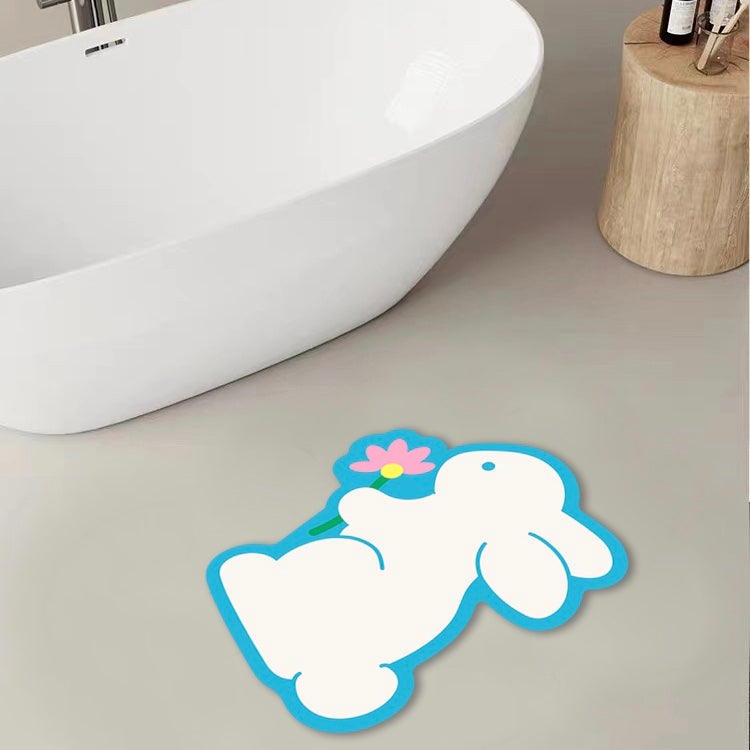 Summer Bunny Innovative Quick Dry Bath Mat