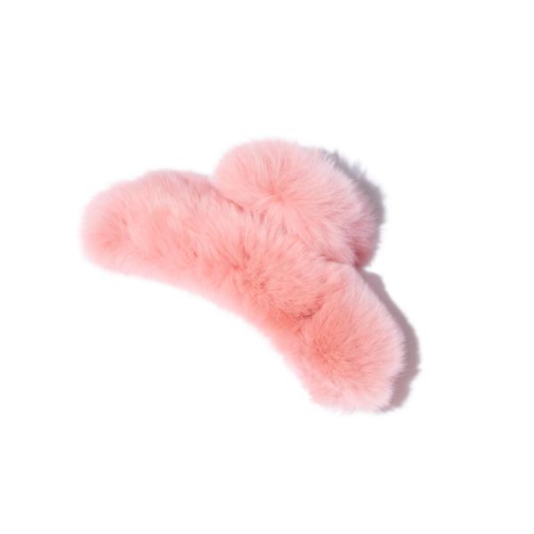 Fluffy Bunny Claw in Pink