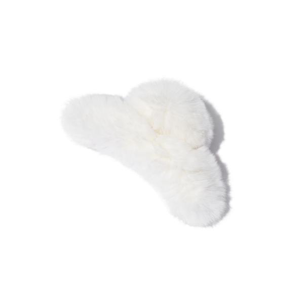 Fluffy Bunny Claw in White