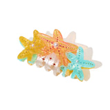 Ocean Star Hair Claw in Yellow