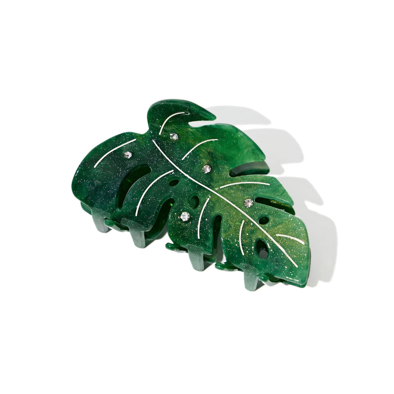 Tropical Leaves Hair Claw