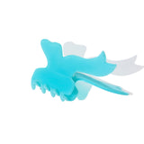 Bowknot Claw in Cream Blue