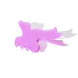Bowknot Claw in Cream Purple