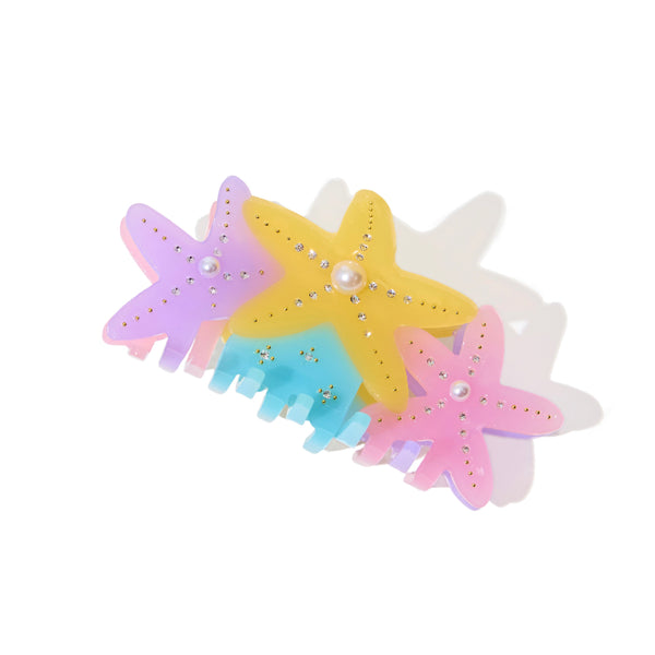 Ocean Star Hair Claw in Yellow