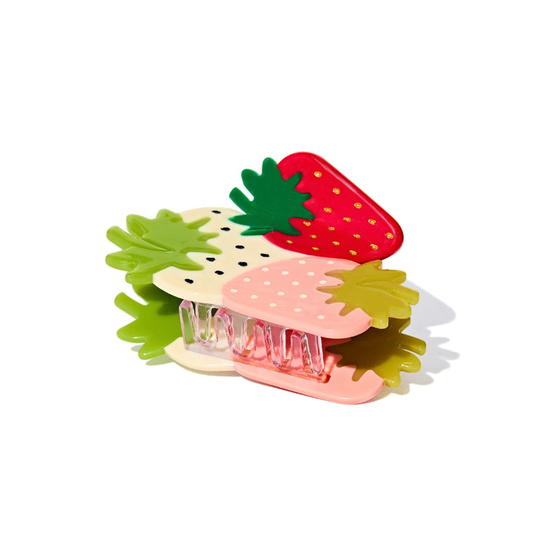 Strawberry Triplet Hair Claw