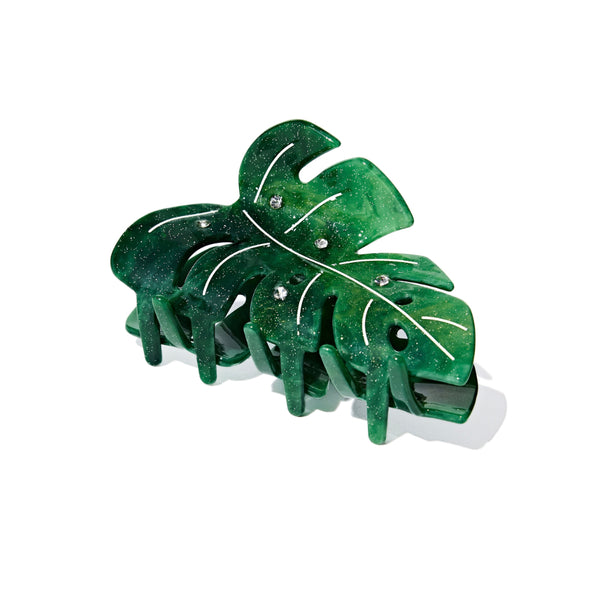 Tropical Leaves Hair Claw