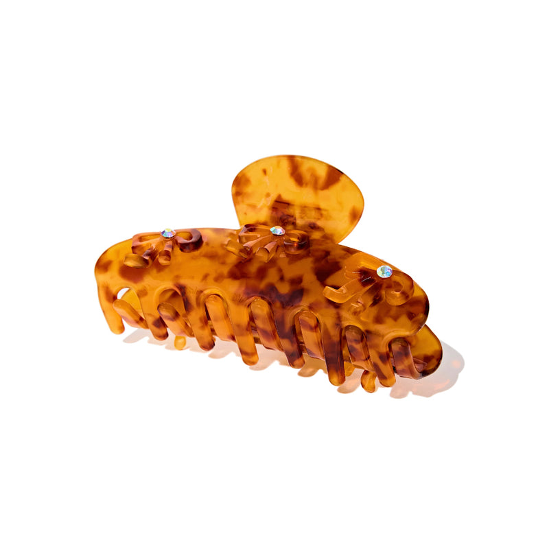 Bowknot Hair Claw in Tea