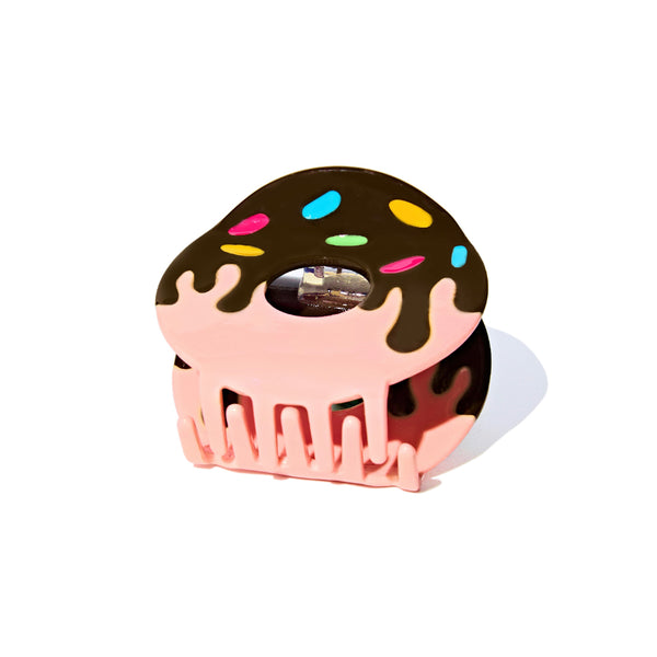 Strawberry & Chocolate Donut Hair Claw