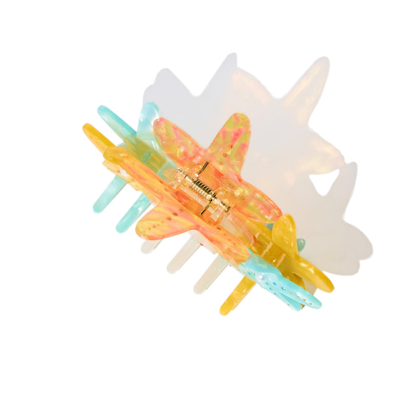 Ocean Star Hair Claw in Orange