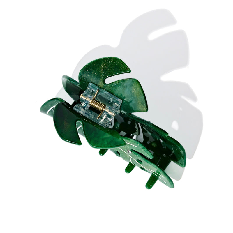 Tropical Leaves Hair Claw