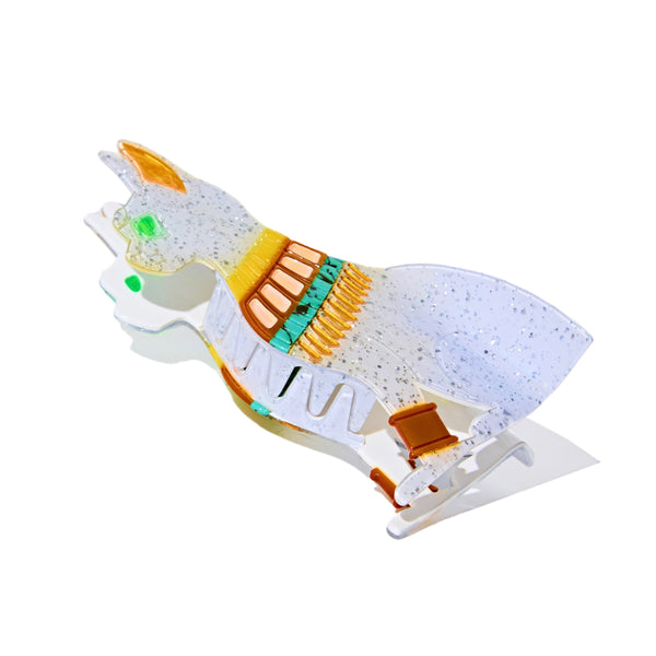 Egyptian Cat Hair Claw in White