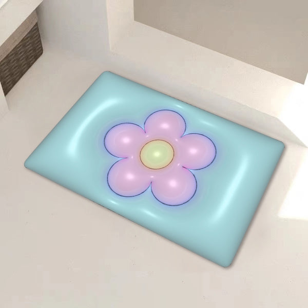 Flower Power Innovative Quick Dry Bath Mat