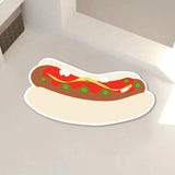 Hot Dog Innovative Quick Dry Bath Mat in Lollipop