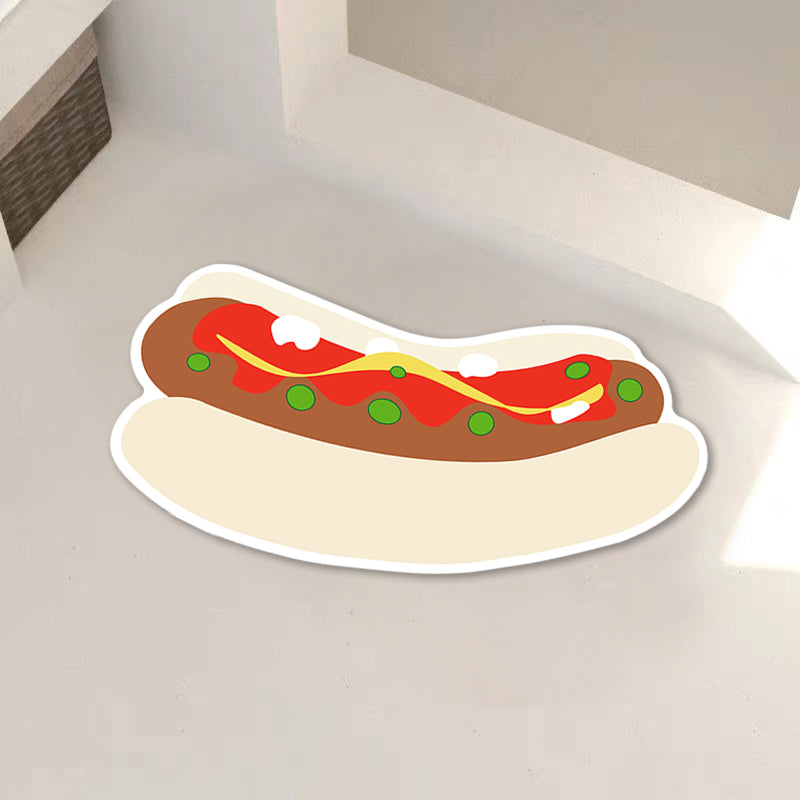 Hot Dog Innovative Quick Dry Bath Mat in Lollipop
