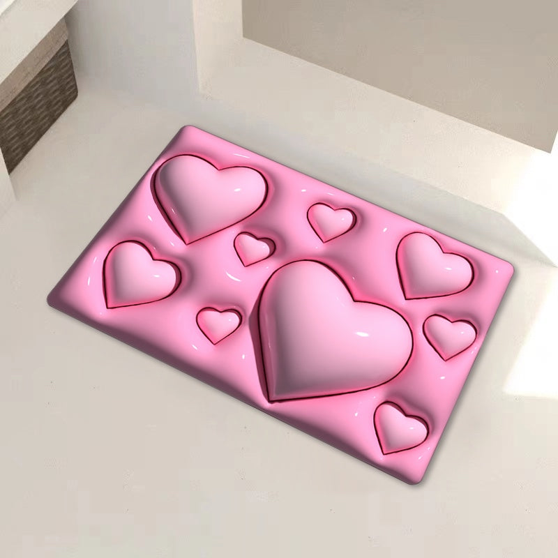 Heart Wave Innovative Quick Dry Bath Mat – shopsnackbreak