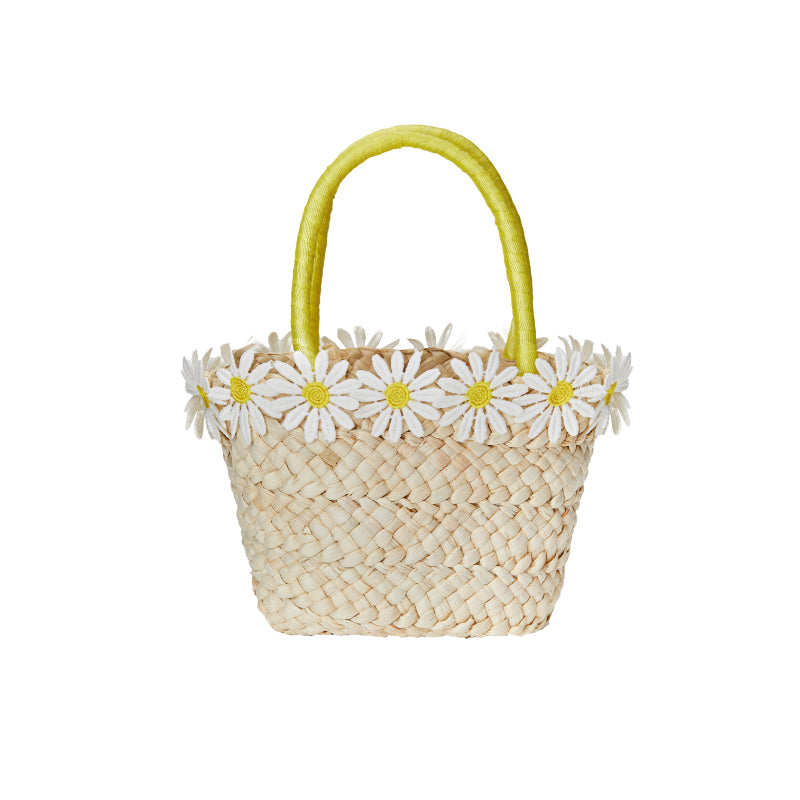 Daisy Bloom Straw Bag