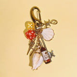 Beach Picnic Keychain Bag Charm