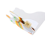 Egyptian Cat Hair Claw in White