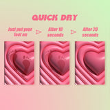 Heart Wave Innovative Quick Dry Bath Mat