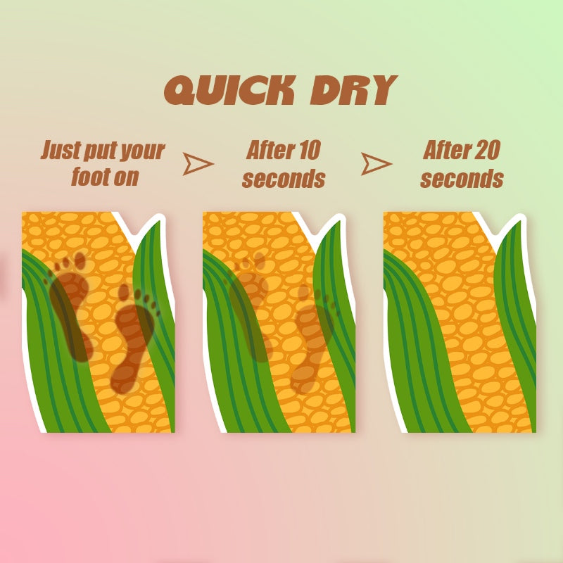 Sweet Corn Innovative Quick Dry Bath Mat
