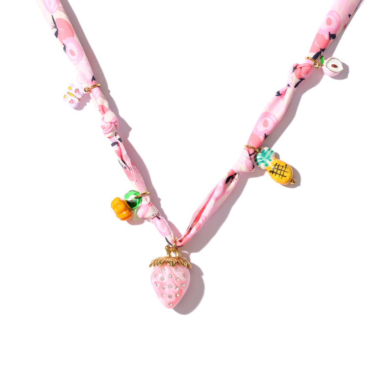 Strawberry Picking Necklace
