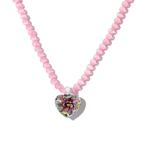 Seaside Wonder Necklace in Pink