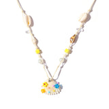 Beach Town Souvenir Necklace in Flower